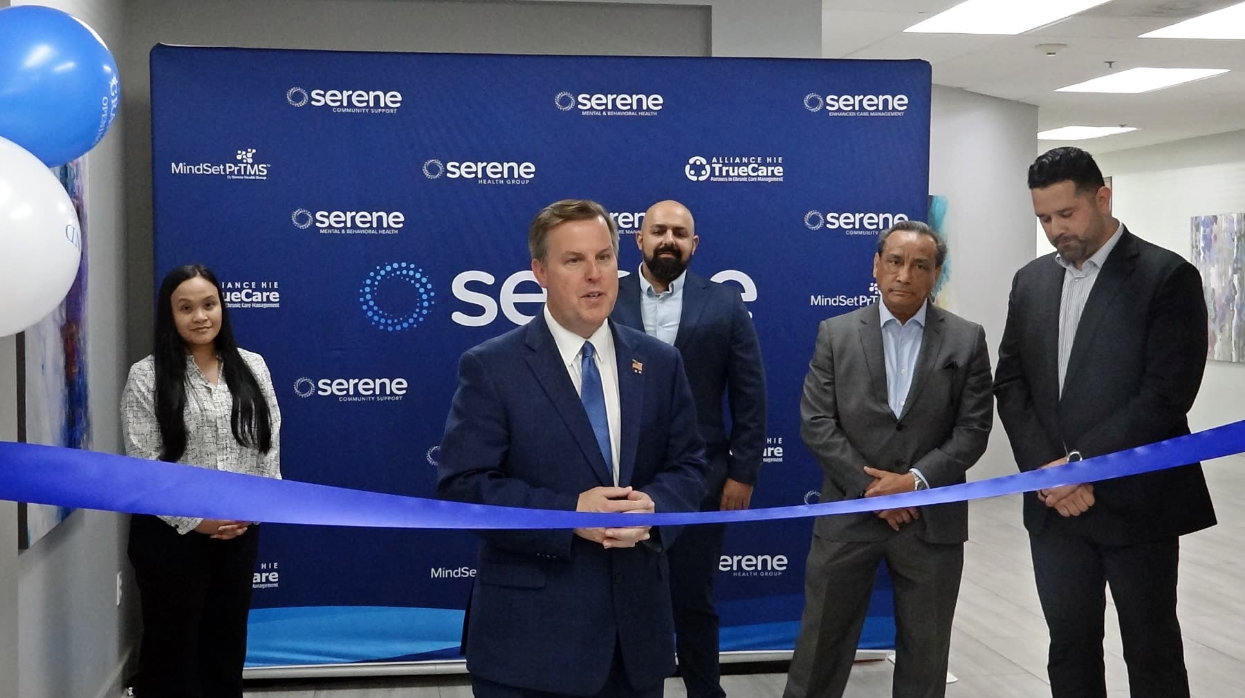 Ribbon cutting ceremony at MindSet PrTMS Chula Vista grand opening