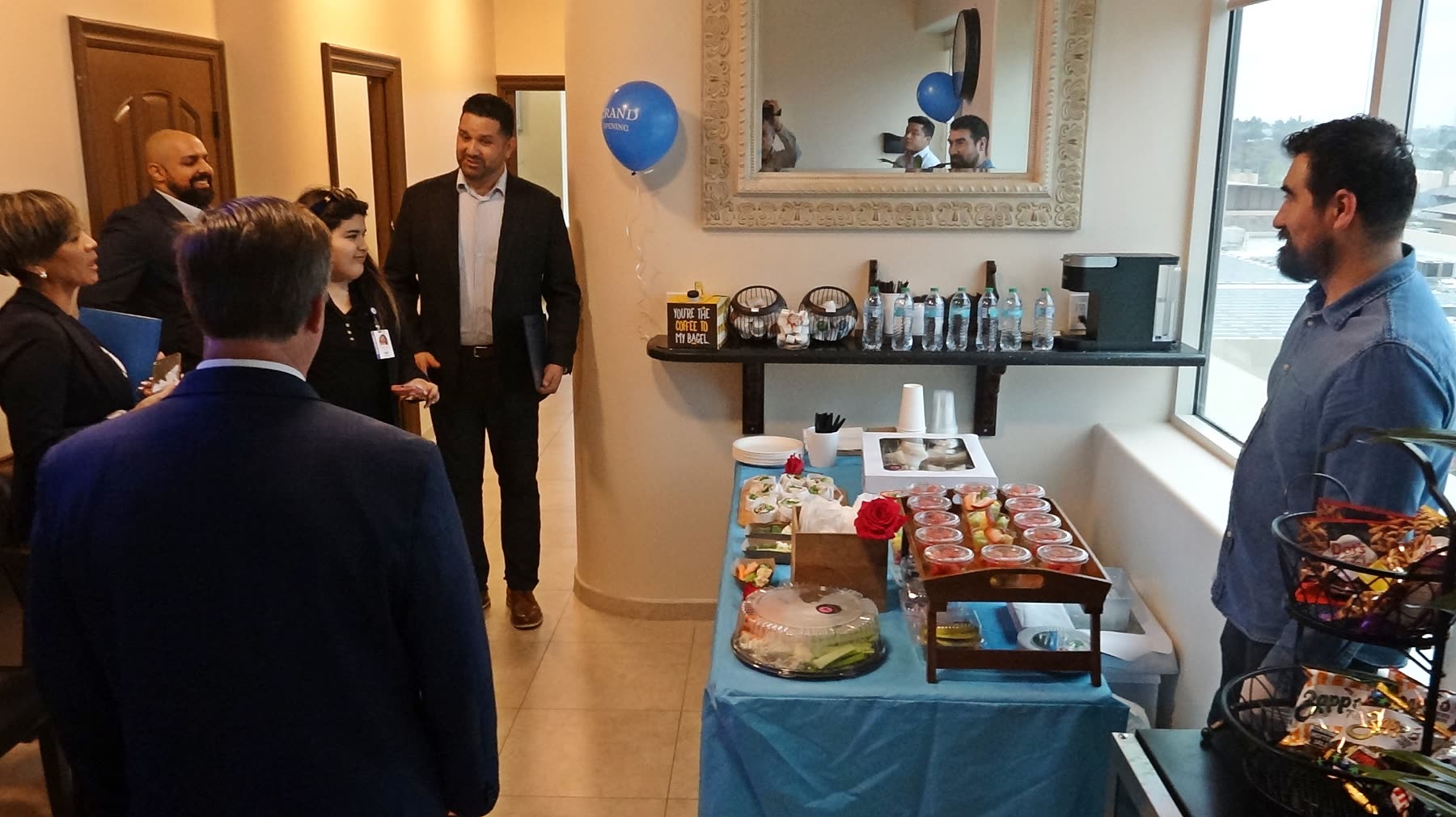Welcoming reception area at the Chula Vista office