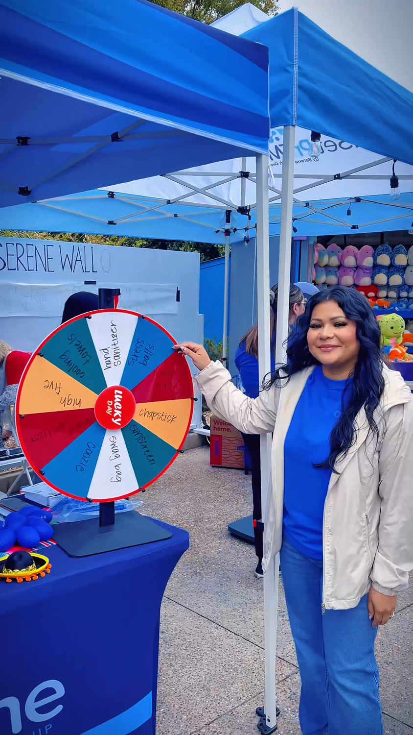 A MindSet and Serene Health Group booth at a San Diego community event